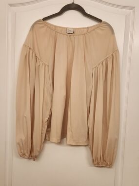 a new day Beige Balloon Sleeve Blouse XL